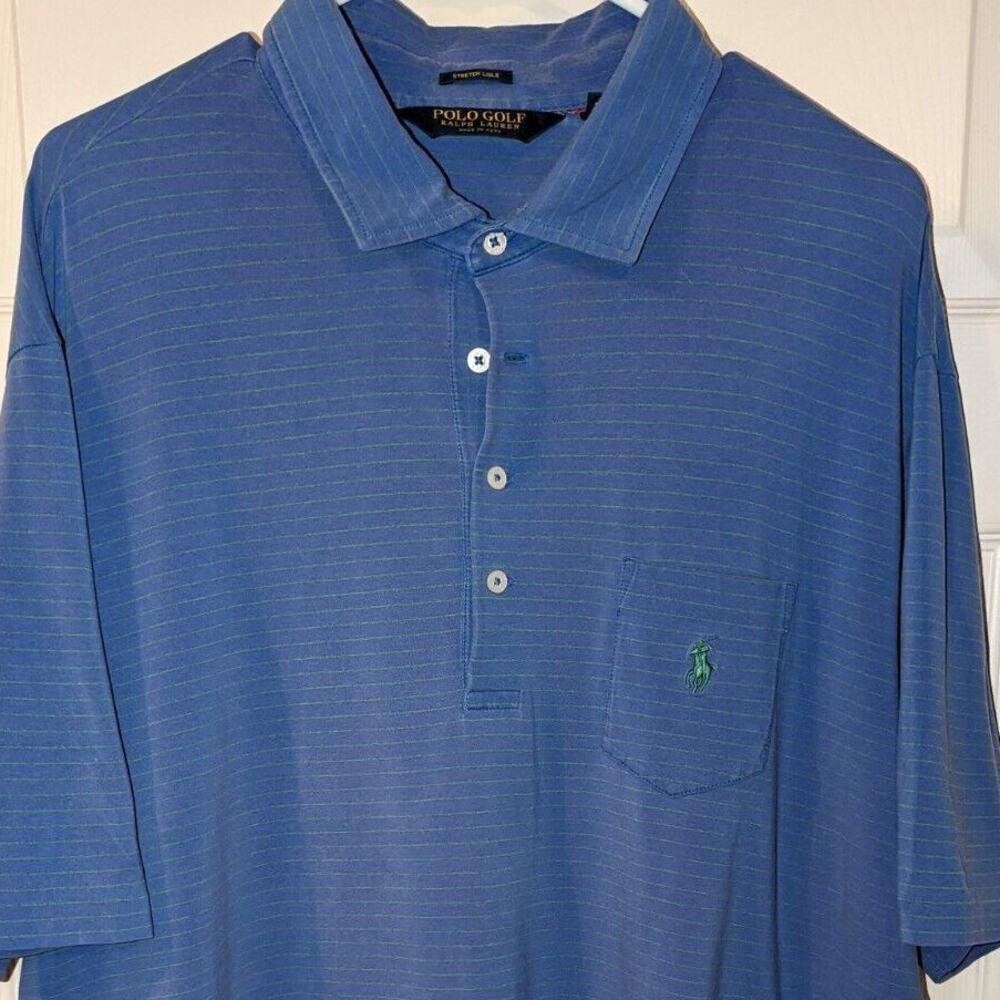 Polo Golf Ralph Lauren shirt mens XL Royal Blue Short Sleeve Polo